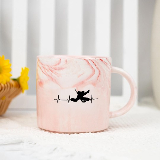 Ice Hockey Goalie Marble Mugs