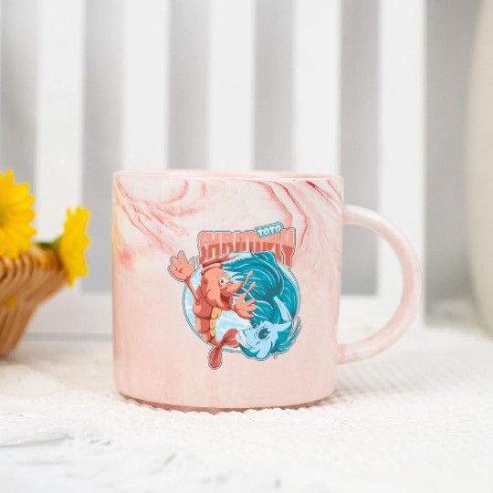 shrimp and catfish Marble Mugs
