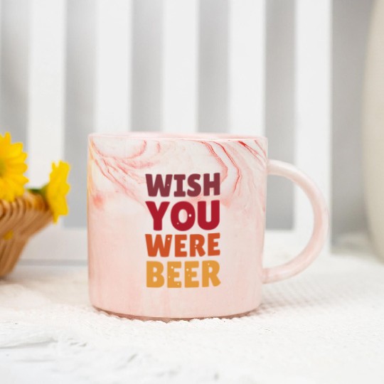 I wish you were here with me nature Marble Mugs