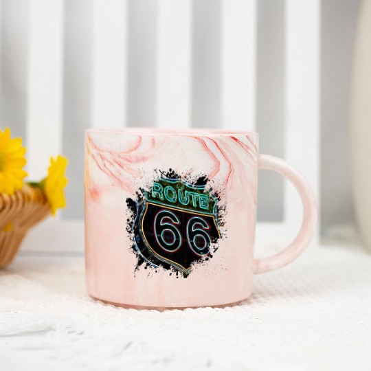 Route 66 Marble Mugs