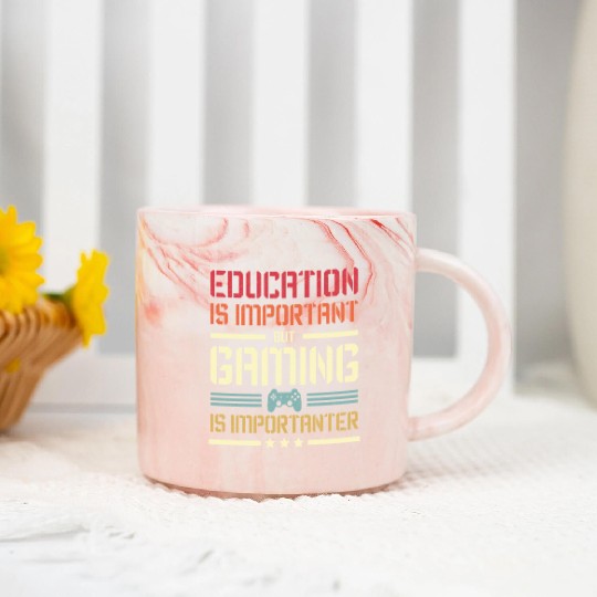 Education And Gaming Marble Mugs