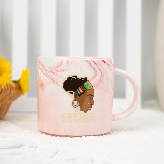 Afro Black Girl Pride Afro Girl Afrocentric Melani Marble Mugs