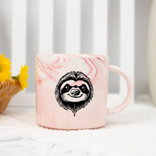 Sloth Marble Mugs