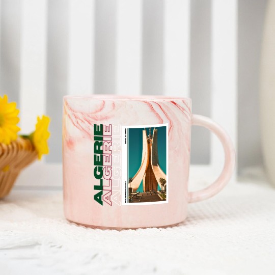 Algeria Independent since 1962 Marble Mugs