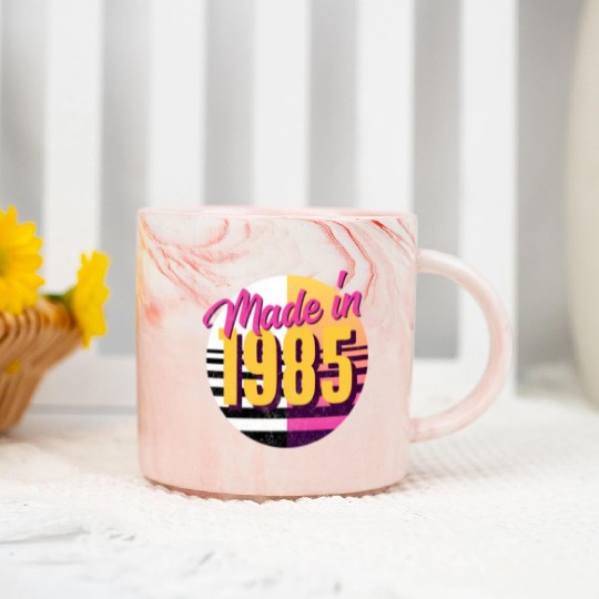 80S Style 1985 Marble Mugs