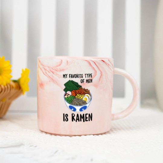 My Favorite The Of Men Is Ramen 2 Marble Mugs