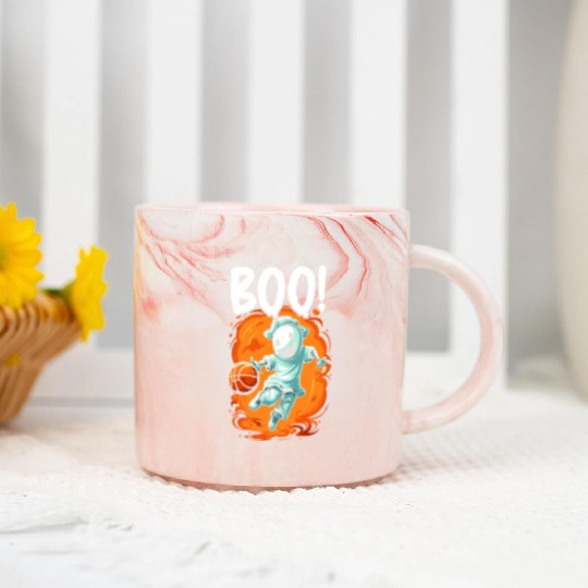 Basketball Halloween Trick Or Treat Spooky Baller Marble Mugs