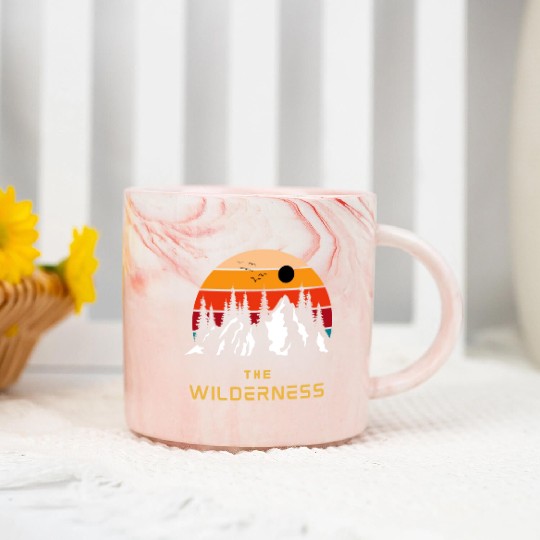 The Wilderness - Embrace the Raw Beauty of Nature Marble Mugs