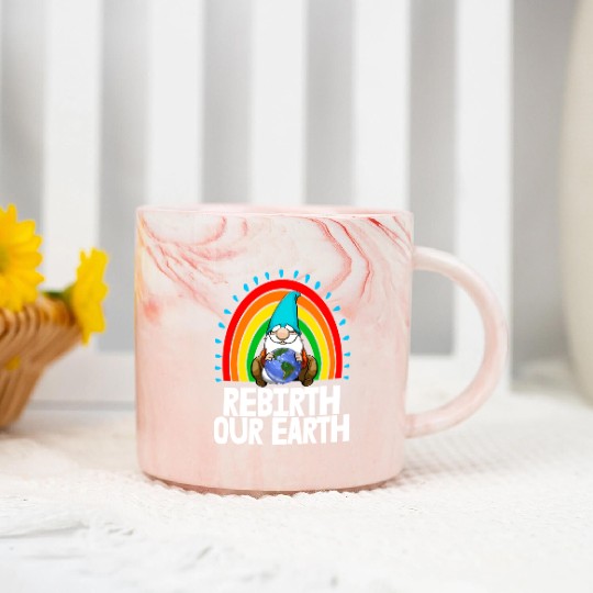 Rebirth Our Earth Marble Mugs