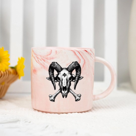 Cursed Capricorn Marble Mugs