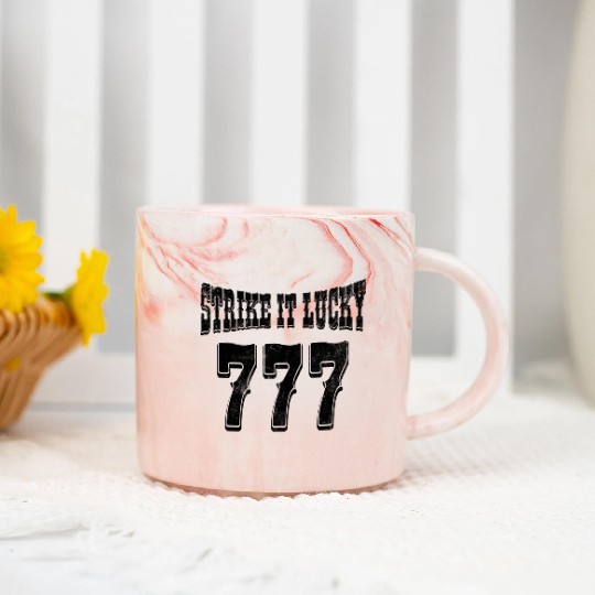 Strike It Lucky Lucky Numbers Lucky Game Day For Marble Mugs