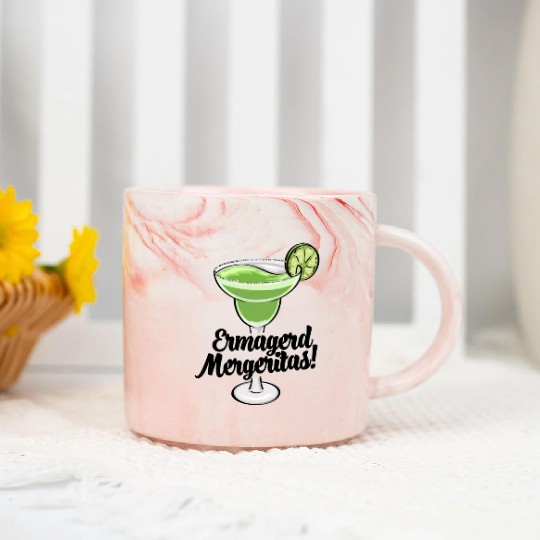 Ermagerd Margarita Marble Mugs