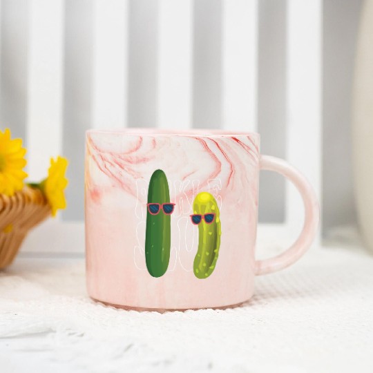 Pickle Slut Pickle Slut Who Loves Pickles Marble Mugs
