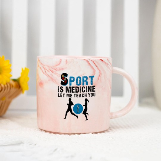 Novelty Apparel Gifts For Gym Trainers Team Marble Mugs
