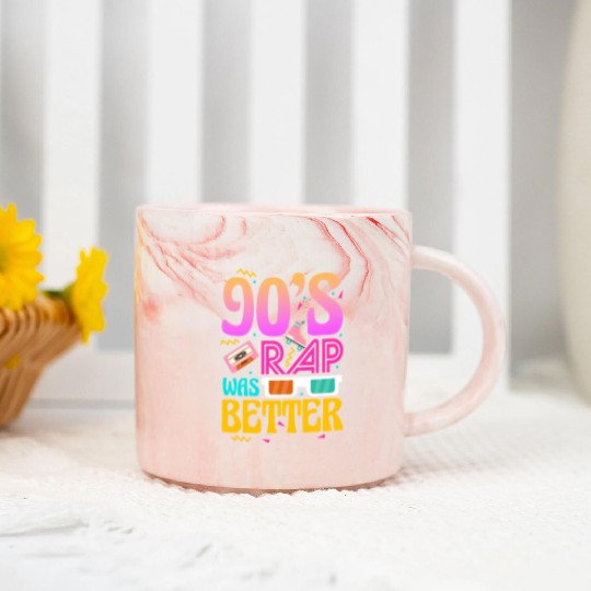 90's Rap Was Better Marble Mugs
