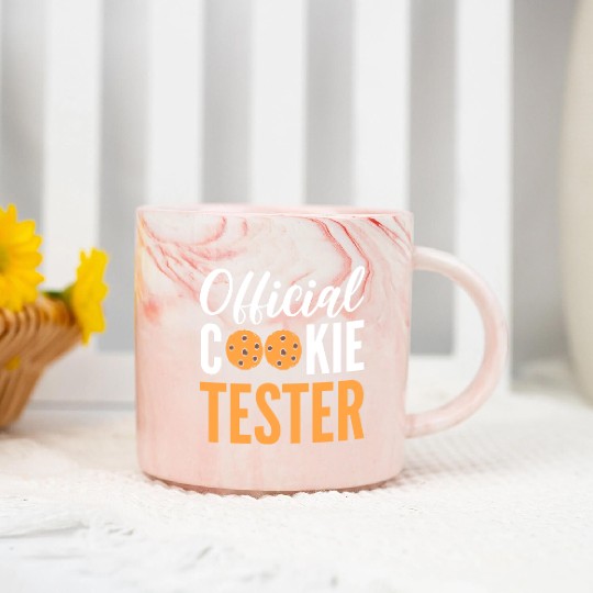 Official Cookie Tester Chef or Baker Gift Marble Mugs