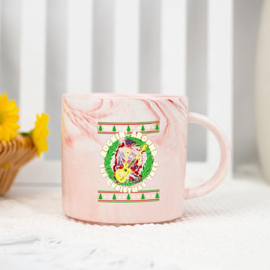 Christmas quote, Christmas Tree, Christmas funny Marble Mugs