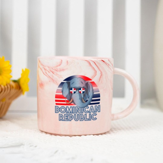 Dominican Republic Marble Mugs