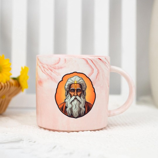 Guru Spiritual Buddhism Marble Mugs