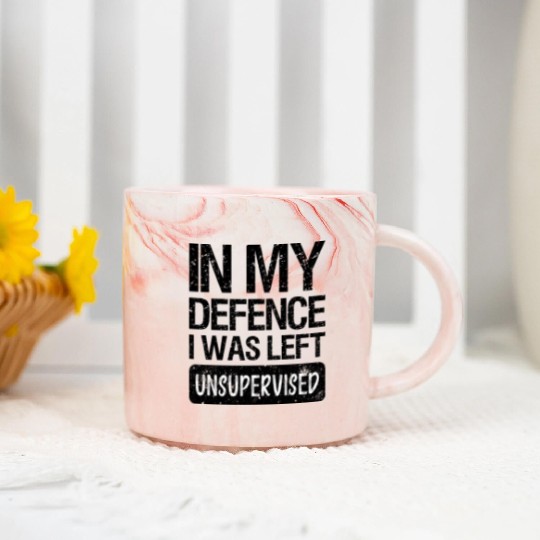 In my defence I was left unsupervised. Marble Mugs