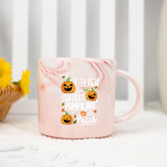 Teacher Halloween Pre K Teacher Kindergarten Marble Mugs