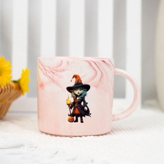 Wicked little witch Marble Mugs