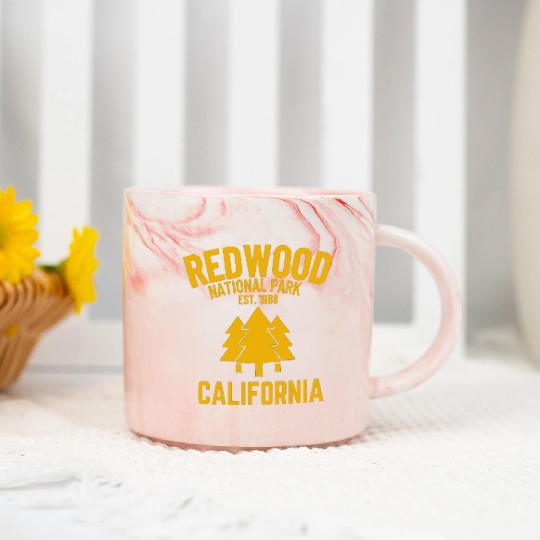Redwood National Park Marble Mugs