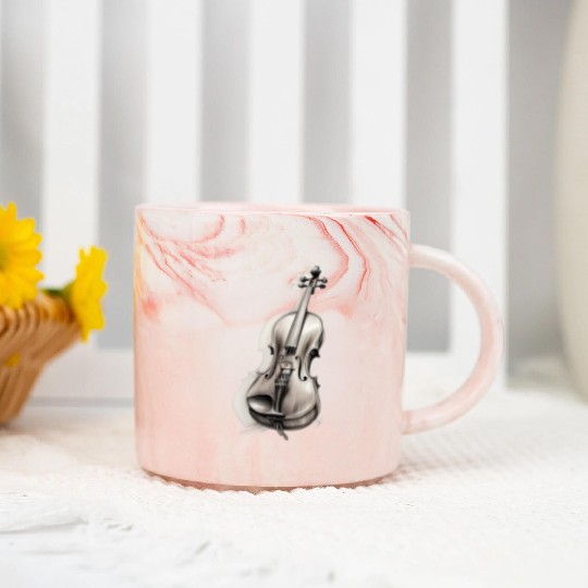 Violin Marble Mugs