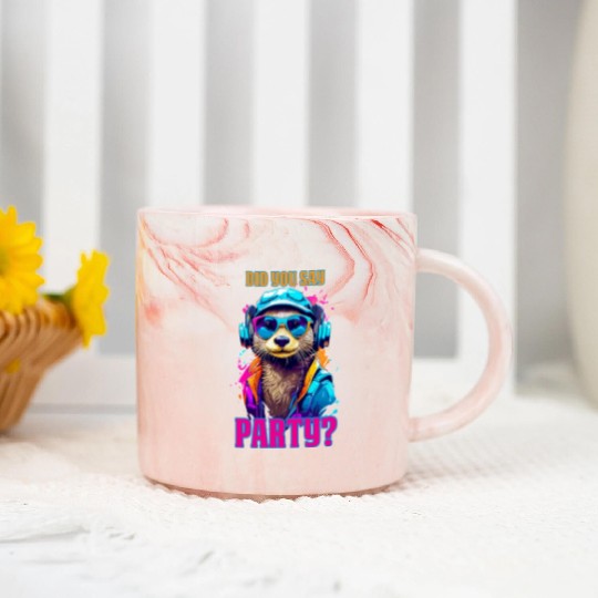 Party Otter Marble Mugs