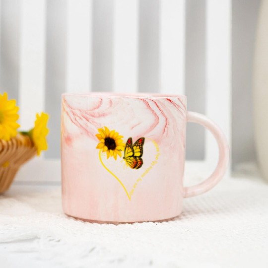 Butterfly You Are My Sunshine My Only Sunshine Marble Mugs