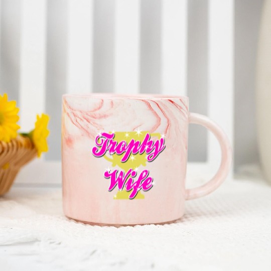 Trophy Wife Marble Mugs