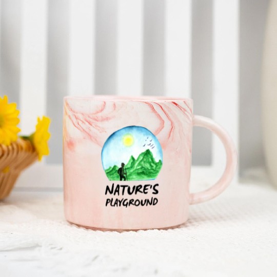 Nature's Playground Marble Mugs