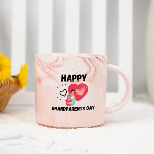 Happy Grandparents Day Marble Mugs