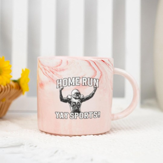 Home Run Football, Yay Sports! Marble Mugs