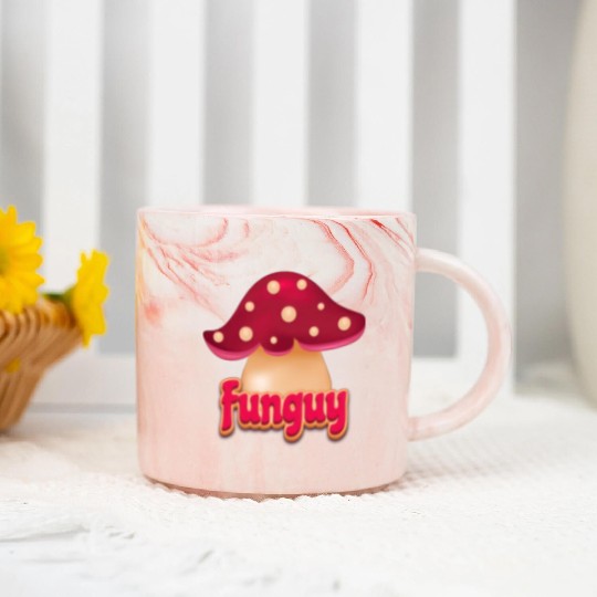FunGuy Mushroom: The Fungus Among Us Marble Mugs