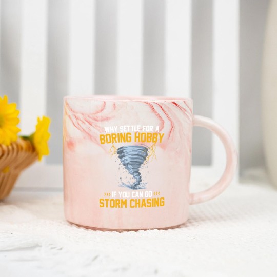 Storm Chaser gift idea | Tornado Meteorologists Marble Mugs