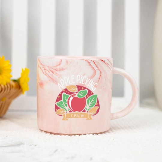 Apple Picking Crew Marble Mugs