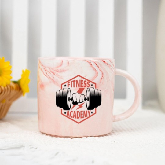 FITNESS ACADEMY, Marble Mugs