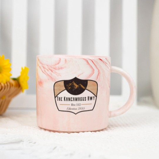 The Kancamagus Hwy New Hampshire Marble Mugs