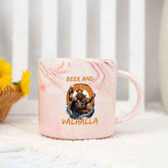 Viking World Tour Vikings Valhalla Odin for a Men Marble Mugs