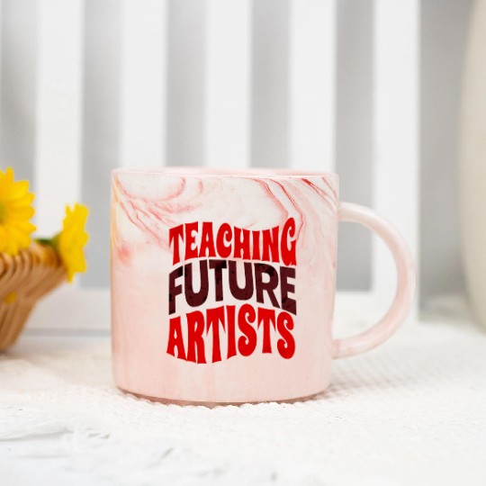 teaching Future Artists Art Teacher Marble Mugs Marble Mugs
