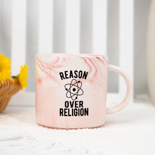 Atheist Atheism Anti Religion Securalism God Sucks Marble Mugs