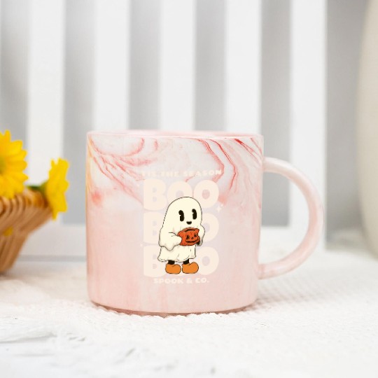 Tis The Season Spook & Co Marble Mugs
