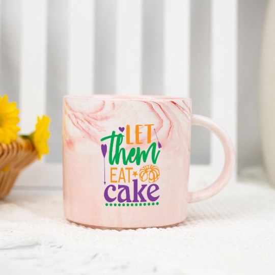 Let Them Eat Cake! Marble Mugs