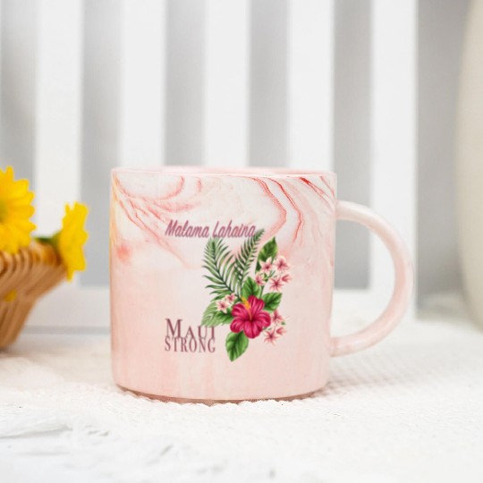 Malama Lahaina: Maui Strong Marble Mugs