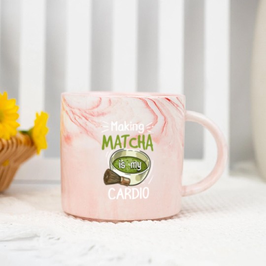 Green Tea Lover Japanese Matcha Latte Drink Matcha Marble Mugs