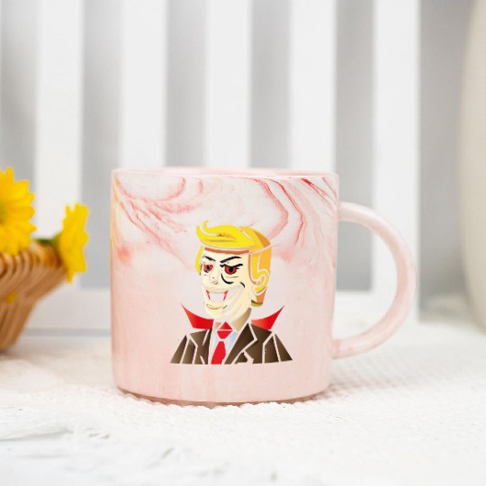 funny trump Marble Mugs