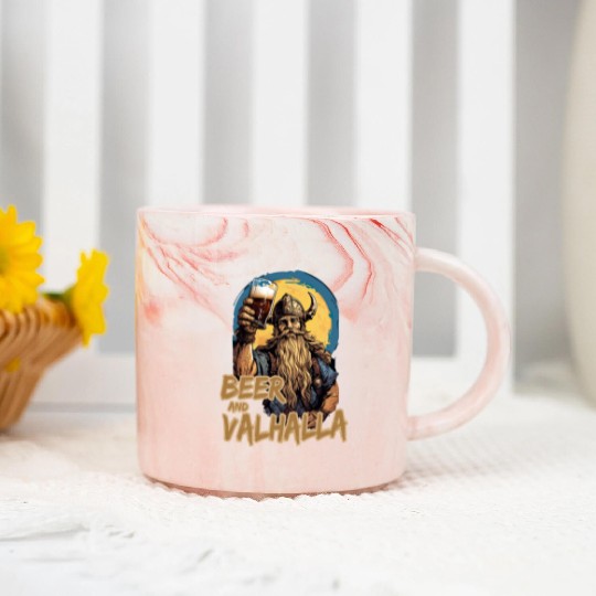 Viking World Tour Vikings Valhalla Odin for a Men Marble Mugs