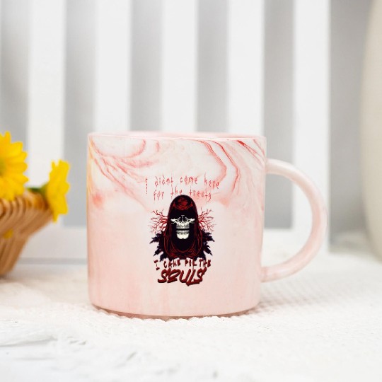 grim reaper; Halloween; souls; death; horror; Marble Mugs