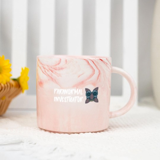 Ghost Hunting Paranormal Investigator Marble Mugs